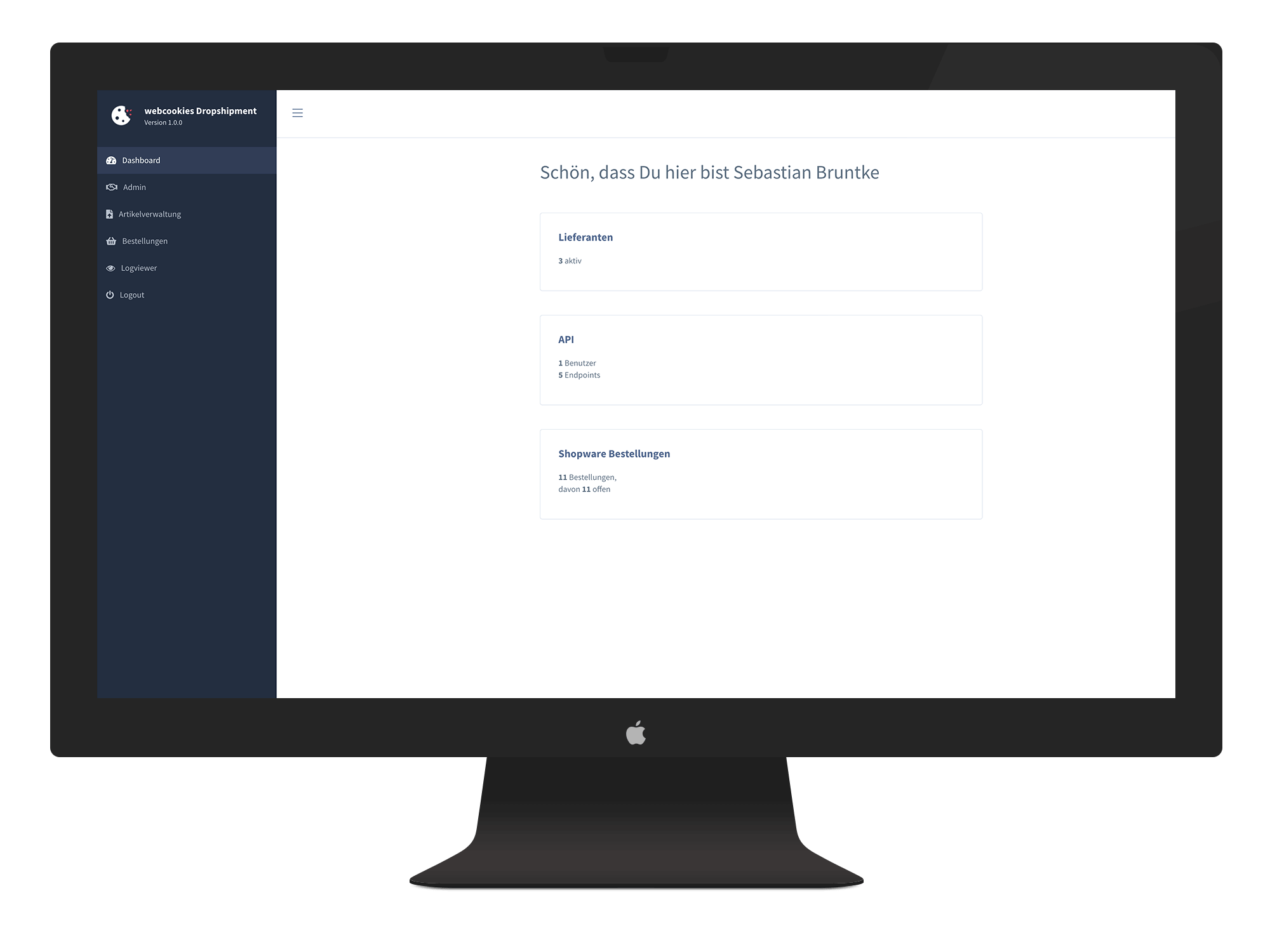Shopware Dropshipping Dashboard